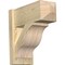 Ekena Millwork Funston Rough Sawn Craftsman Outlooker, Douglas Fir, 8"W x 18"D x 18"H OUT08X18X18FST04RDF - alternate 1